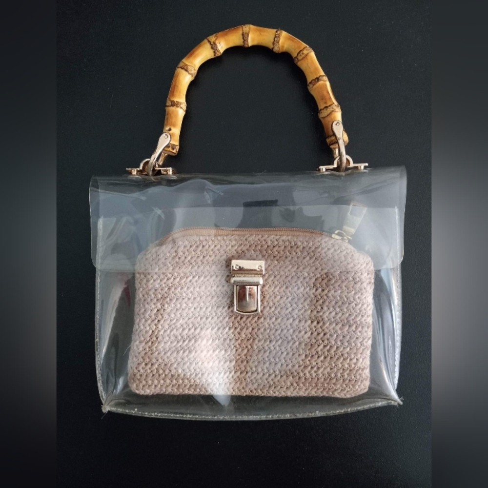 Bamboo See-through Purse